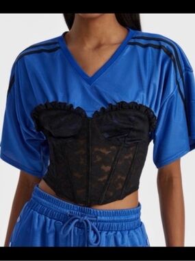 NWT Urbanic Corset Bustier Sporty Re-Worked Top